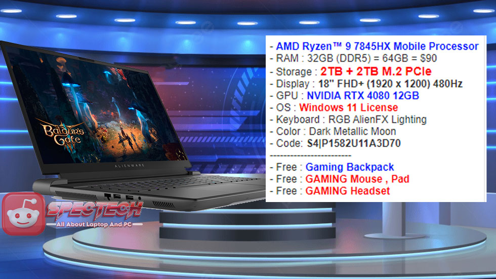 Alienware M18 R2: Laptop Tangguh dengan Performa Luar Biasa