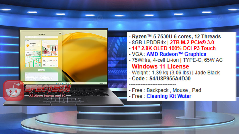 ASUS ZenBook 14 UM3402YA: Laptop Ringan dan Tangguh