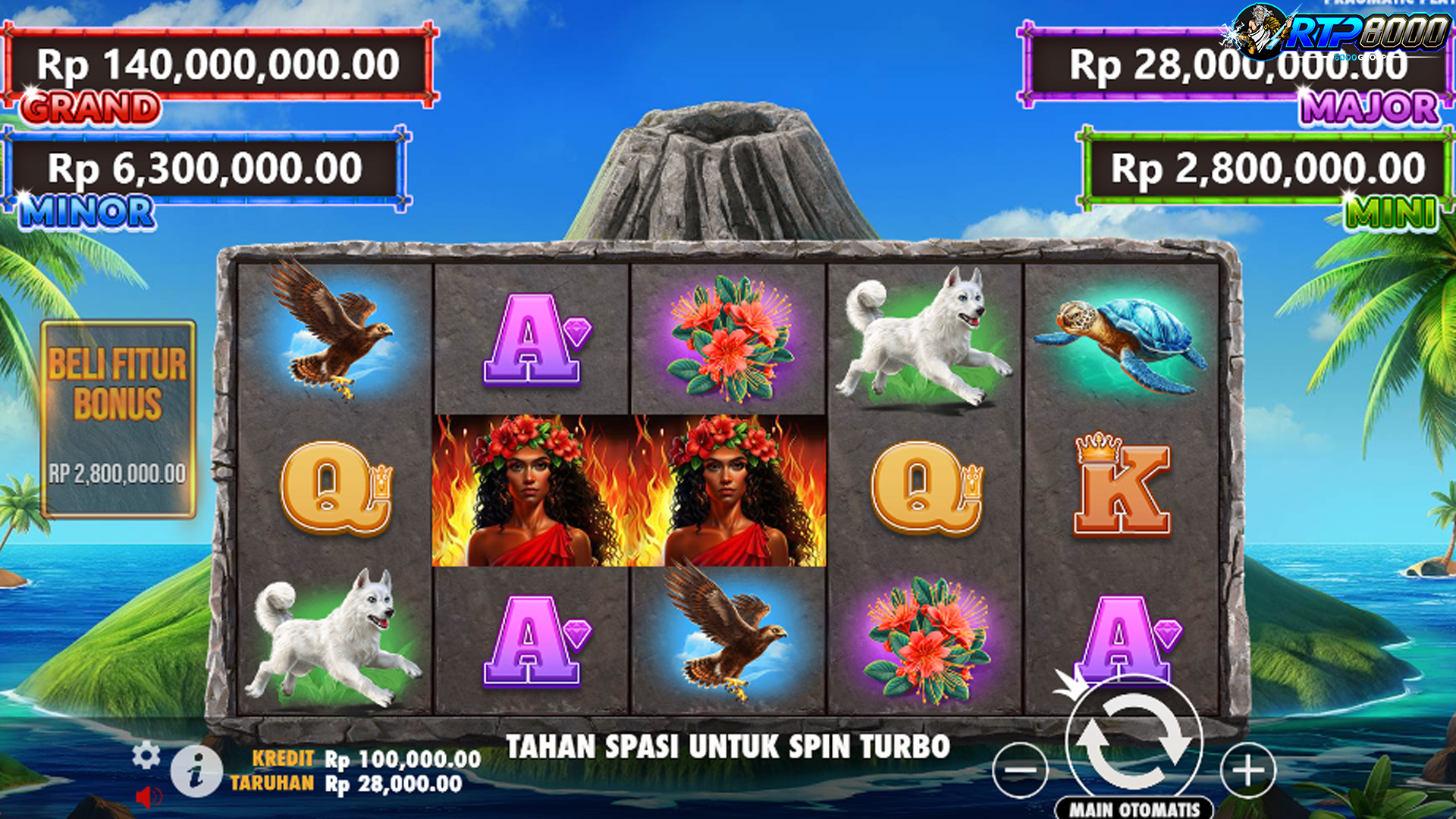Volcano Goddess Meletup Dahsyat via Link Alternatif Rtp8000