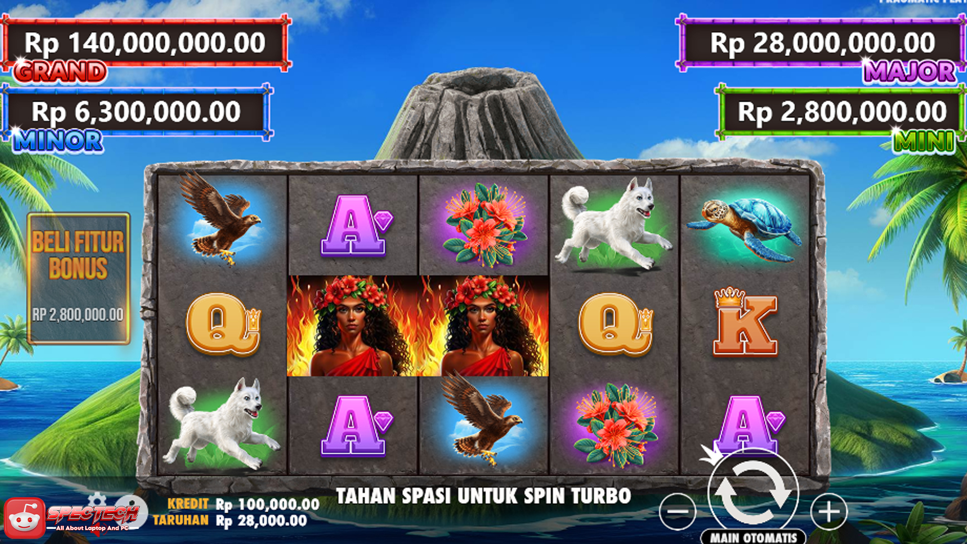 Volcano Goddess Meletup Dahsyat via Link Alternatif Rtp8000
