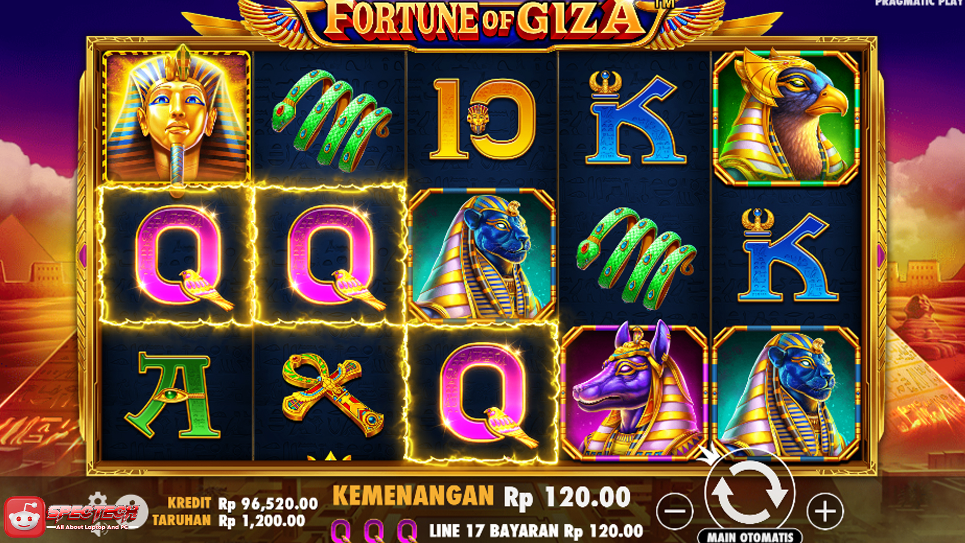Baru! Slot Gacor Fortune of Giza Terbukti Banjir Scatter & Wild